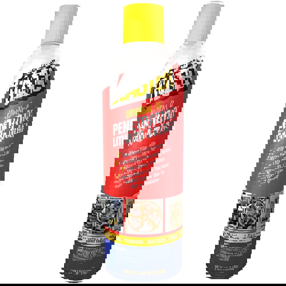 Grease; Base Oil: Petroleum ; Color: Orange ; Composition: Lithium ; Food Grade: No ; Container Type: Aerosol Can ; Net Fill: 8oz